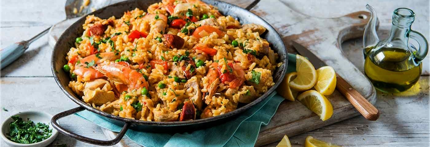 When and where did paella come up?